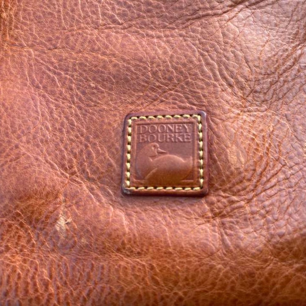 Dooney and Bourke Florentine Domed Buckle Satchel - Natural - Picture 6 of 16